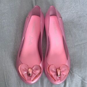 Mini Melissa Barbie Pink Flats girls